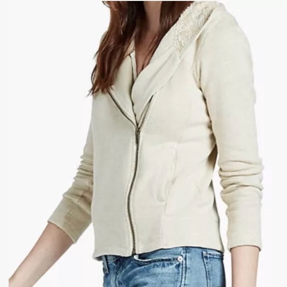 Lucky Brand Jackets & Blazers - Lucky Brand soft casual jacket hoodie Natural Tan